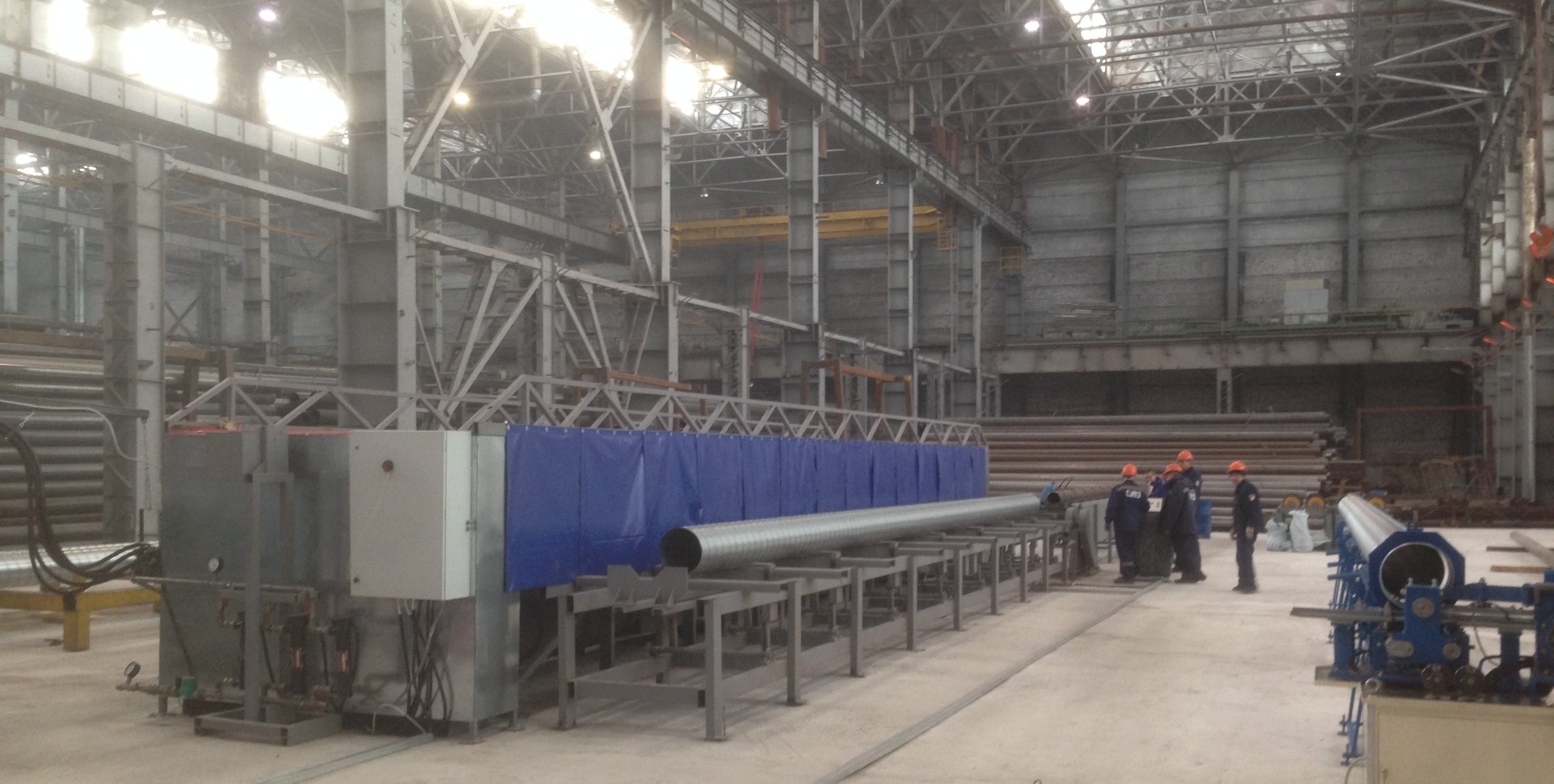 Запуск линии по производству предизолированных труб на ирбитском трубном заводе